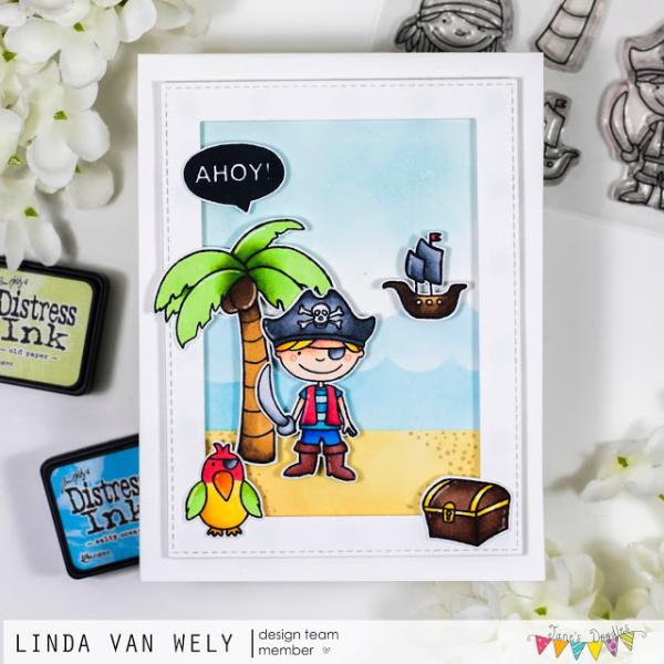 Janes Doodles "Jane's Doodles" Clear Stamp - Stempelset