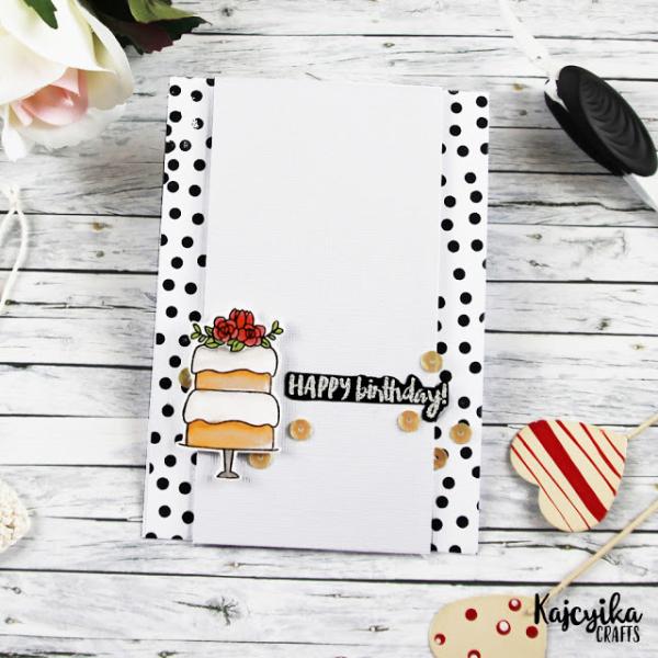 Janes Doodles "Cake!" Clear Stamp - Stempelset