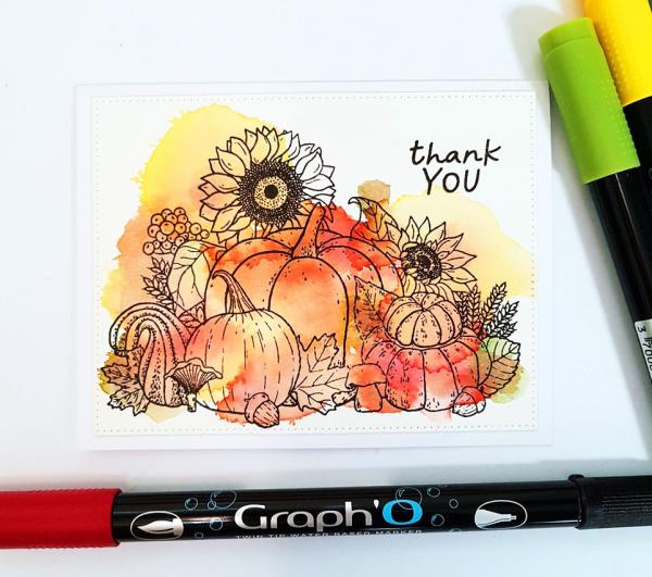 Janes Doodles " Grateful" Clear Stamp - Stempelset