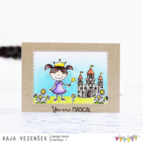 Janes Doodles " Magical" Clear Stamp - Stempelset