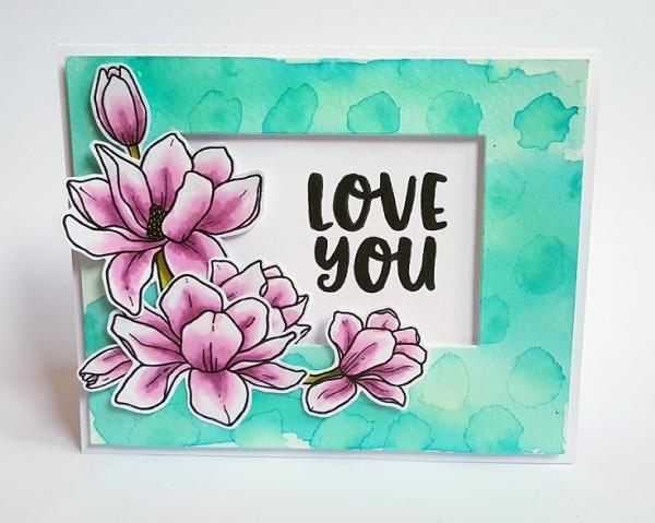Janes Doodles " Magnolia" Clear Stamp - Stempelset