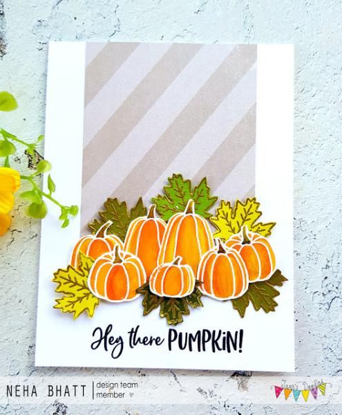 Janes Doodles " Pumpkin Spice" Clear Stamp - Stempelset