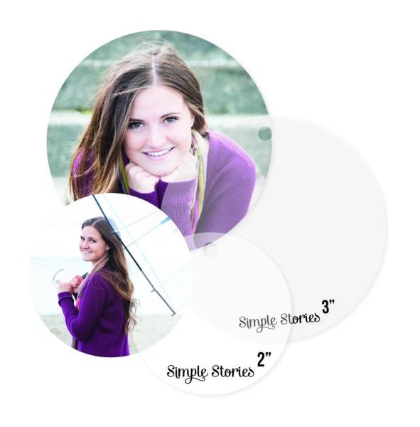 Simple Stories Simple  SN@P! Photo Crops Circle  - Schablone
