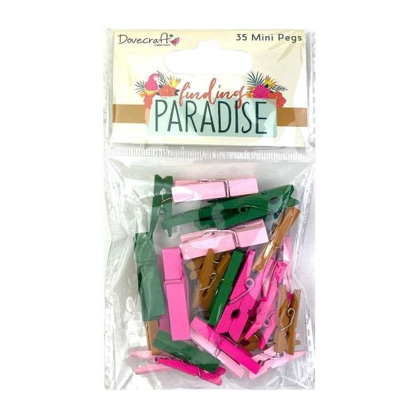 Dovecraft "Finding Paradise" Mini Pegs (35pcs) (DCWDN104)