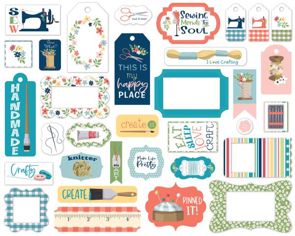 Carta Bella "Craft & Create" Frames & Tags