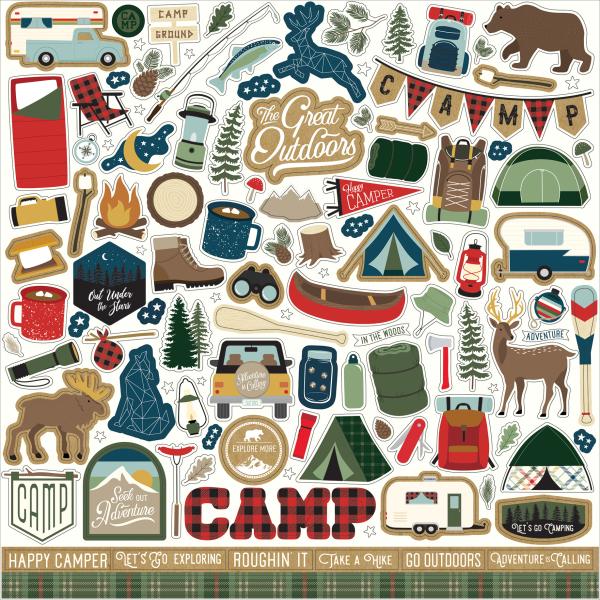 Echo Park "Let's Go Camping" 12x12" Collection Kit