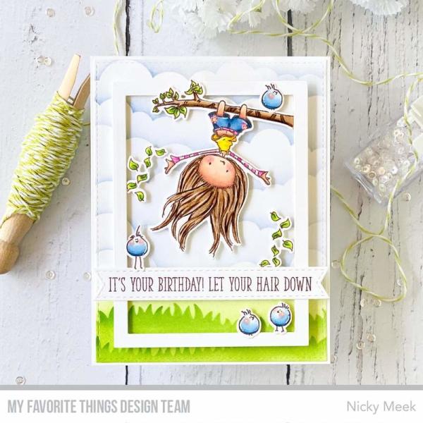 My Favorite Things Stempelset "Let Your Hair Down" Clear Stamp Set