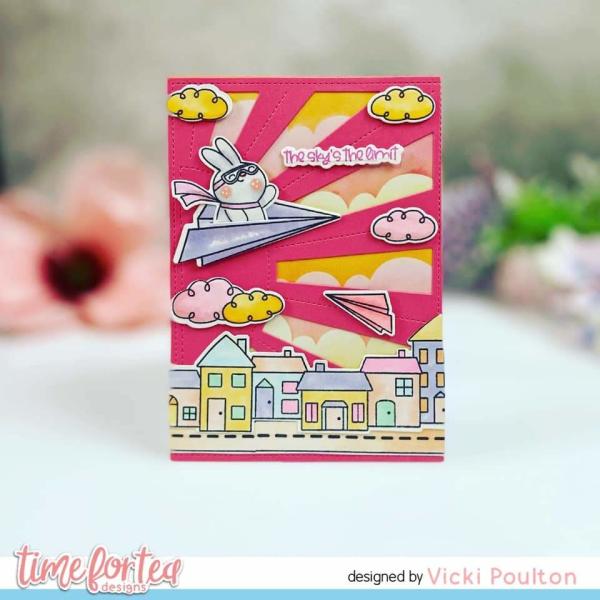 Time For Tea Clear Stamps Paper Plane Pals 