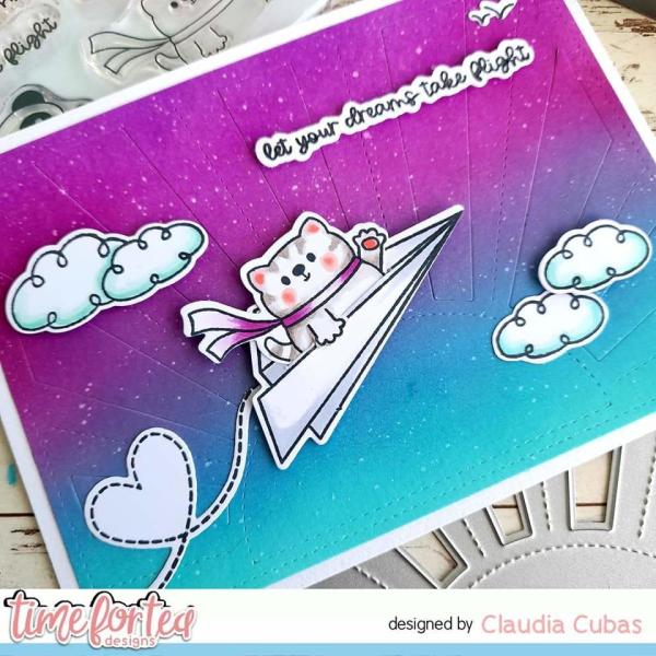 Time For Tea Clear Stamps Paper Plane Pals 