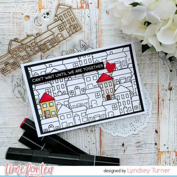 Time For Tea Clear Stamps Hillside Village 