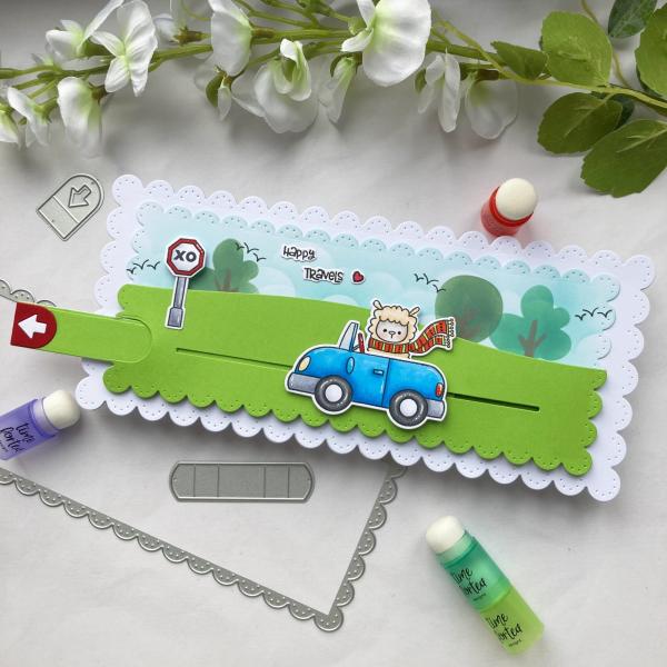 Time For Tea Stencil Scene Builder Slimline