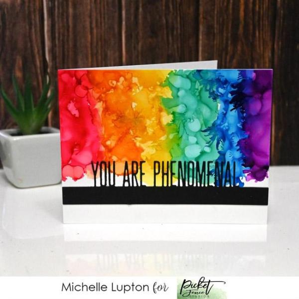 Picket Fence Studios You are Phenomenal Word Topper  Die (PFSD-187)