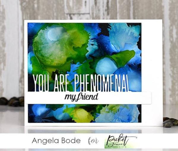 Picket Fence Studios You are Phenomenal Word Topper  Die (PFSD-187)