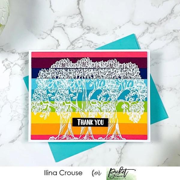 Picket Fence Studios Listen for Joy Clear Stamps 
