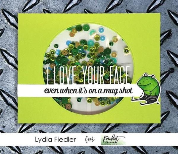 Picket Fence Studios Word Die Topper Subtitles Clear Stamps 