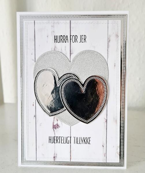 Simple and Basic " Pierced Hearts " Stanze -  Die
