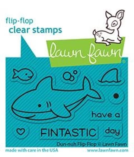 Lawn Fawn Stempelset "Duh-nuh Flip-Flop" Clear Stamp