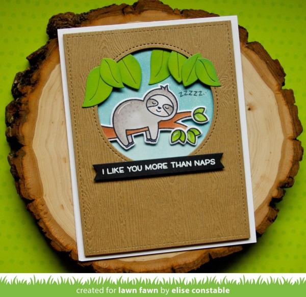 Lawn Fawn Stempelset "I Like Naps" Clear Stamp