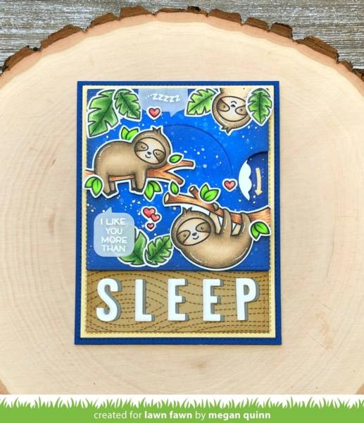 Lawn Fawn Stempelset "I Like Naps" Clear Stamp