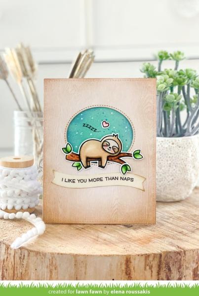 Lawn Fawn Stempelset "I Like Naps" Clear Stamp