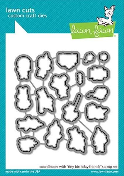 Lawn Fawn Craft Dies - Tiny Birthday Friends