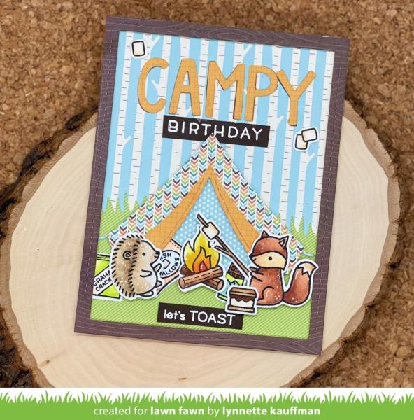 Lawn Fawn Craft Dies - Build-A-Campsite