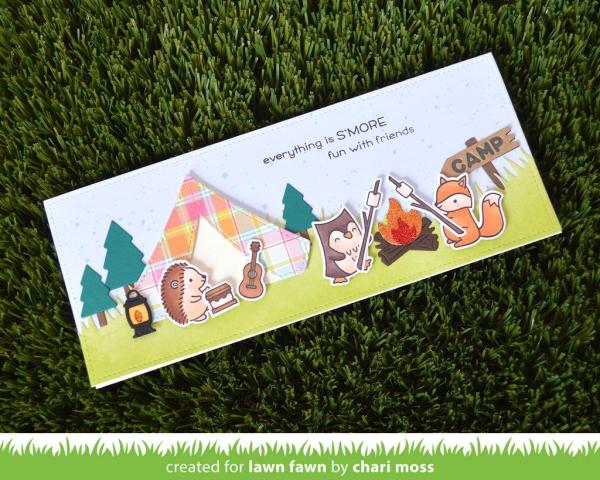 Lawn Fawn Craft Dies - Build-A-Campsite