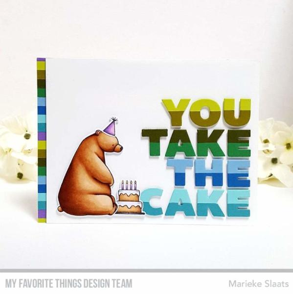 My Favorite Things Stempelset "Birthday Bears" Clear Stamp Set
