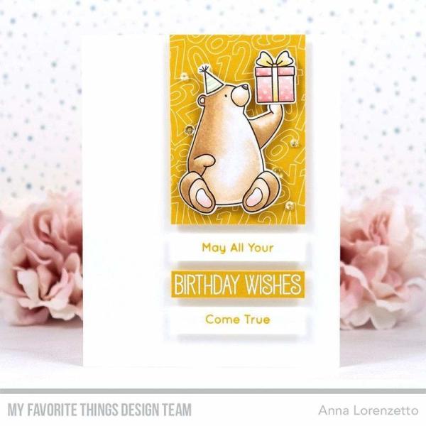 My Favorite Things Stempelset "Birthday Bears" Clear Stamp Set