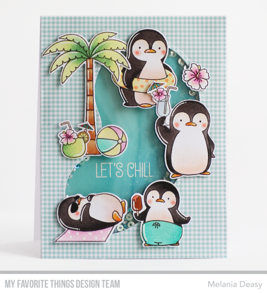 My Favorite Things Stempelset "Penguins in Paradise" Clear Stamp Set