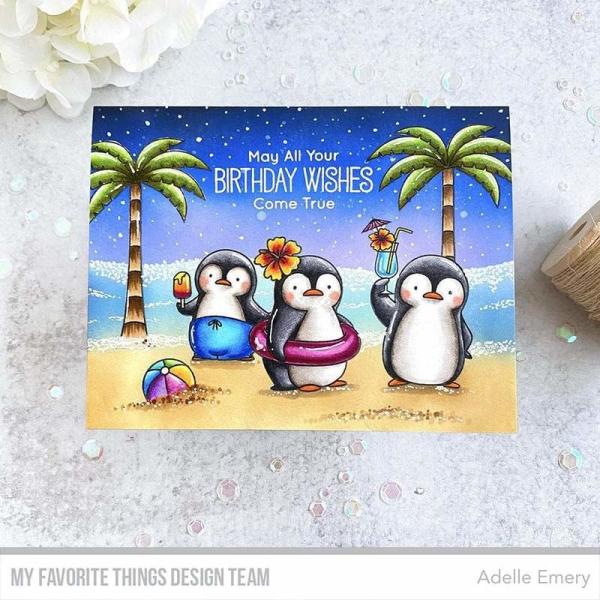 My Favorite Things Stempelset "Penguins in Paradise" Clear Stamp Set