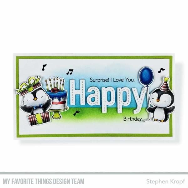 My Favorite Things Die-namics "Penguin Party" | Stanzschablone | Stanze | Craft Die