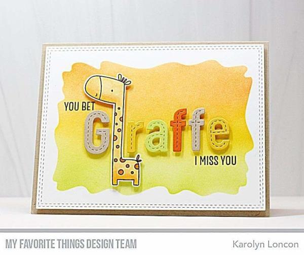 My Favorite Things Die-namics "In Stitches Lowercase Alphabet" | Stanzschablone | Stanze | Craft Die