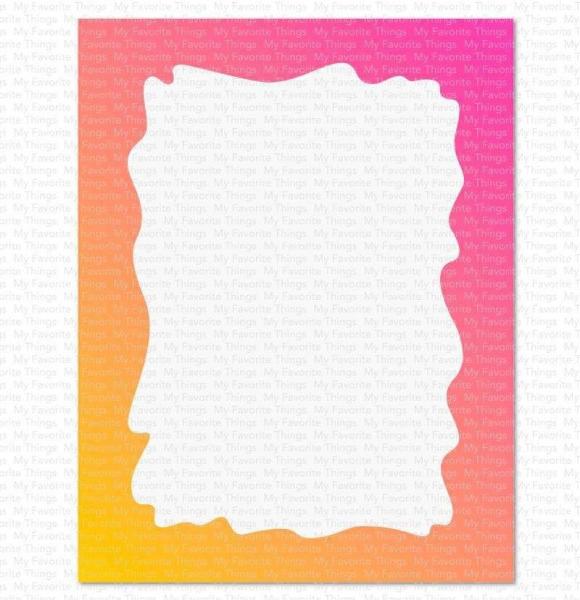 My Favorite Things "Watercolor Wash Rectangle" Stencil 6x6"