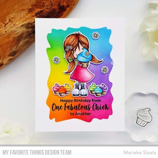 My Favorite Things "Watercolor Wash Rectangle" Stencil 6x6"