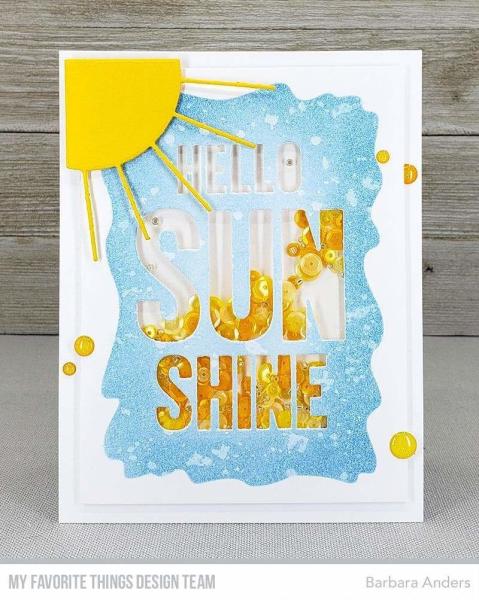 My Favorite Things "Summer Waves" Stencil 6x6"