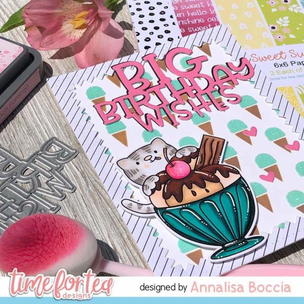 Time For Tea Dies Big Birthday Wishes Sentiment Metal