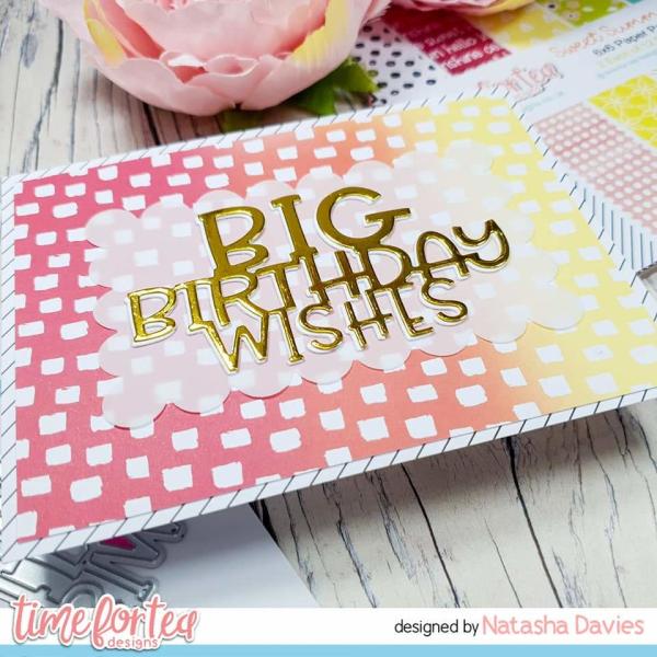Time For Tea Dies Big Birthday Wishes Sentiment Metal