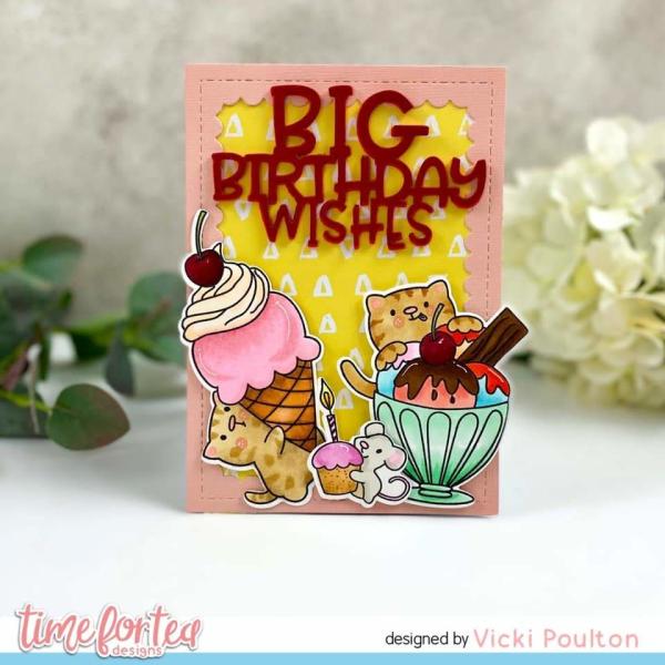 Time For Tea Dies Big Birthday Wishes Sentiment Metal