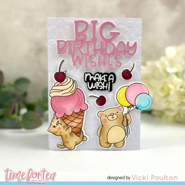 Time For Tea Dies Big Birthday Wishes Sentiment Metal