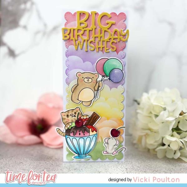 Time For Tea Dies Big Birthday Wishes Sentiment Metal