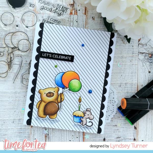 Time For Tea Clear Stamps Birthday Bear 