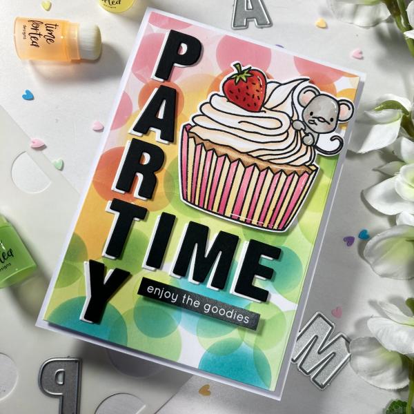 Time For Tea Clear Stamps Hello Cupcake 