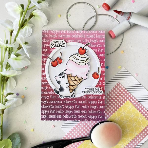Time For Tea Clear Stamps Sundae Sweeties 