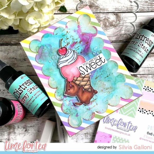 Time For Tea Clear Stamps Sundae Sweeties 