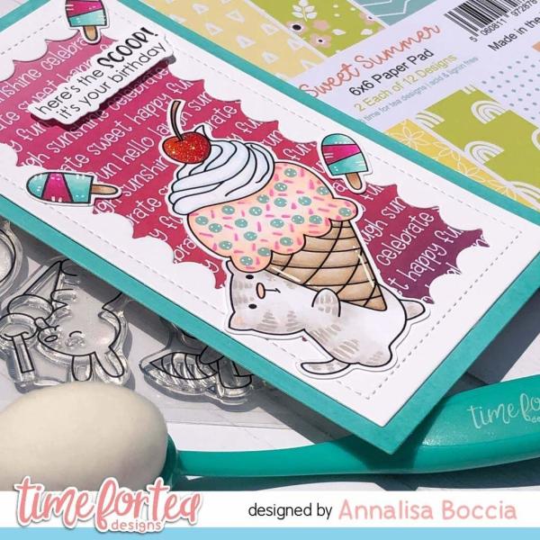 Time For Tea Clear Stamps Sundae Sweeties 