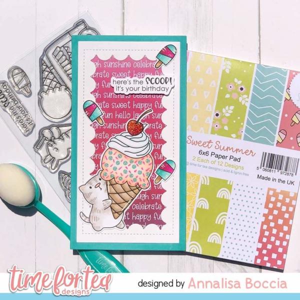 Time For Tea 6x6 Paper Pack Sweet Summer 6x6 Inch 