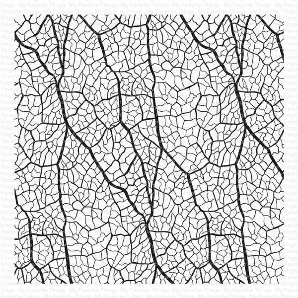 My Favorite Things "Leaf Skeleton" 6x6" Background Cling Stamp