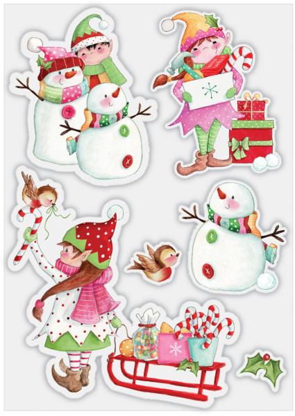 Craft Consortium Made by Elves Candy Clear Stamps 
