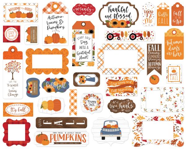 Echo Park "Fall" Frames & Tags